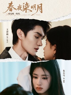 春夜染明月