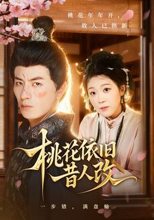 桃花依旧昔人改