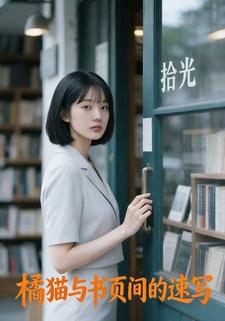 橘猫与书页间的速写