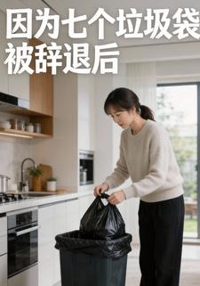 因为七个垃圾袋被辞退后