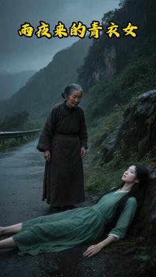 雨夜来的青衣女