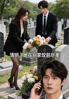 清明，她在别家坟前尽孝