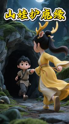 山娃护鹿缘