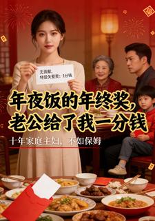 年夜饭的年终奖，老公给了我一分钱