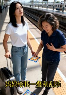 妈妈给我一叠刮刮乐