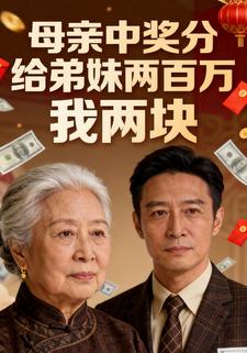 母亲中奖分给弟妹两百万，我两块