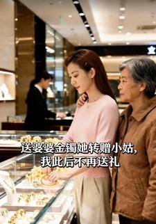 送婆婆金镯她转赠小姑，我此后不再送礼